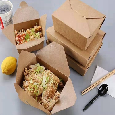 Nhà hàng bán buôn giấy lấy thức ăn ra hộp để đi container
