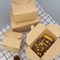 Hộp giấy Kraft vuông để đi hộp Hộp thực phẩm mang đi