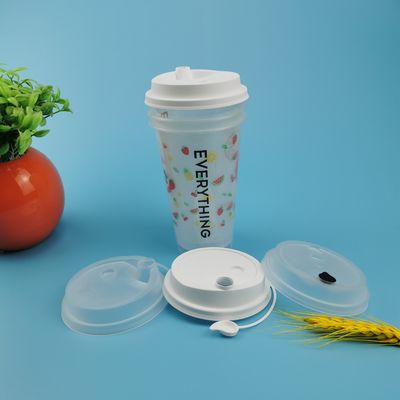 Ly nhựa Boba không chứa BPA 500ml 16oz PP mờ