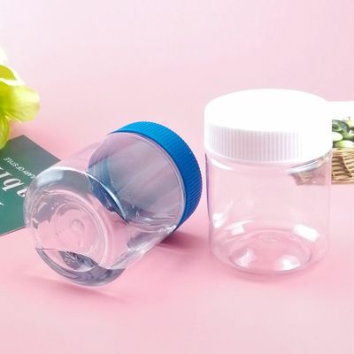 170g Bơ đậu phộng Thực phẩm trong suốt Lọ nhựa in màn hình